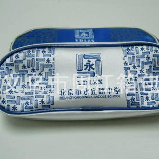 北京永定中学宣传笔袋 广告笔袋打样定制开发设计 义乌笔袋工厂